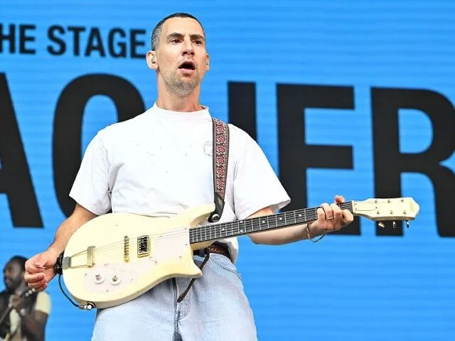 Jack Antonoff of Bleachers performs on day three of Outside Lands Festival at Golden Gate